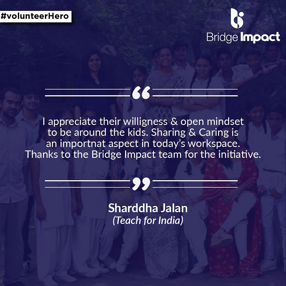 Bridge_Impact's tweet photo. Our #Volunteering partner @teachforindia speak about their unique and rewarding at our event, Misison Alphabet.
Register https://t.co/EIzjCM7PKh to volunteer for upcoming events :) https://t.co/viXrY98DeJ
