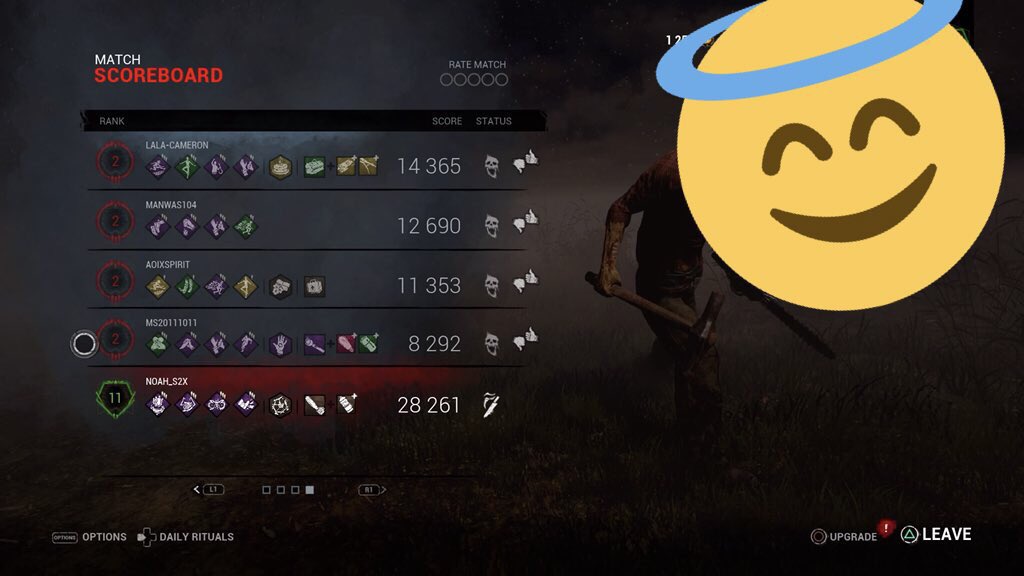 のあえぬ ゲームで初めて泣いた めちゃくちゃ悔しくて ライトで煽られ屈伸や手招き ゲート通電後はゲート前で5分以上出ずにチェイスされた ドワバグって見抜けなのと下手くそな私も悪いけど悔しかった ドワバグ直るまでキラーやめとこ 直っ