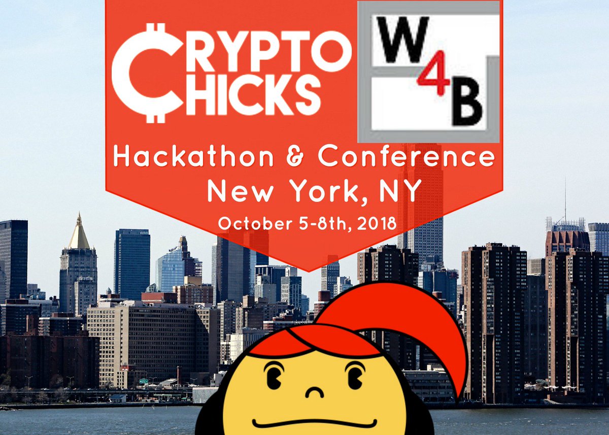 AdglinkC's tweet photo. Hurry up to register for CryptoChicks Blockchain Hackathon in partnership with @Women4blockcha1 in NYC October 5-8 📣
Supported by https://t.co/mXOEV5FVv7
Sign up ➡️https://t.co/HwUAnBVpQm
#Hackathon #blockchain https://t.co/mGzvAwyXc9