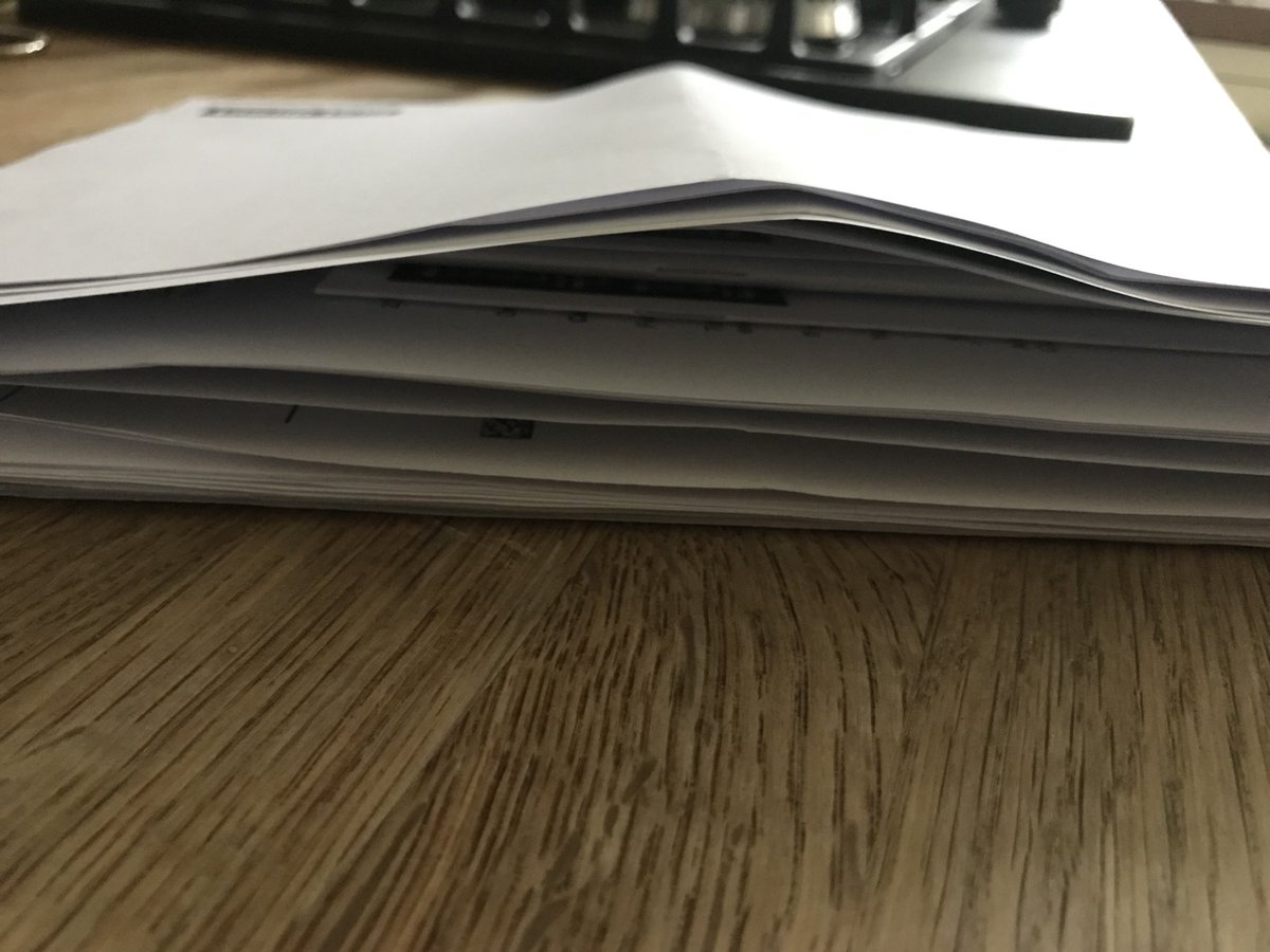 raspberrycoulis's tweet photo. This is the amount of paper Iโve been sent by @firstdirect since joining them a few weeks ago. Unbelievable! I contacted @firstdirecthelp about this already and I still get loads... Appreciate some is needed, but this much? Come on! #savetrees #paperoverload https://t.co/s8yHsJlmmz