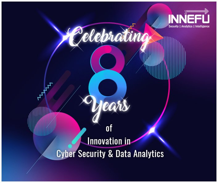 Innefu's tweet photo. #Innefu celebrating 8 years of #innovation in #CyberSecurity &amp; #DataAnalytics

#AuthShield #Prophecy #ProphecyGuardian #ProphecyInnsight #ArtificialInteligence #AI #MachineLearning https://t.co/VGSk5I8kbO