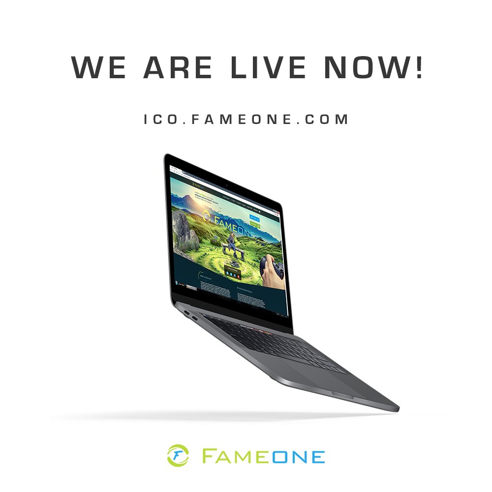 FAMEONEcom's tweet photo. Fameone ICO Website is live now.
Visit our ICO Website: https://t.co/GC66Qf5dB0 https://t.co/M7hxt6L6w5
