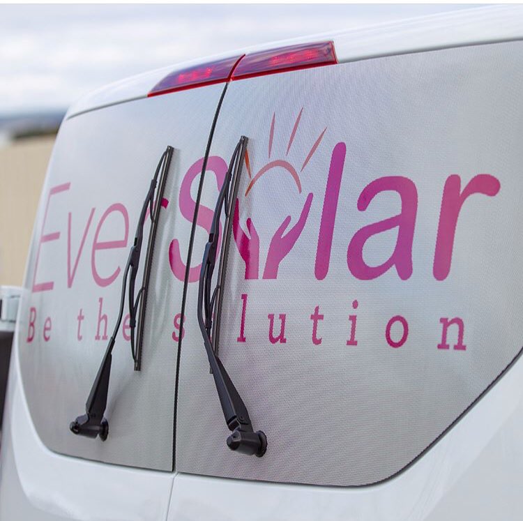 The first of many new fleet vehicles for the crew at #EverSolar  #fleetgraphics #design #signage #signagedesign #branding #wrap #visualimpact #graphics #vehicle #ford #solar #melbourne #victoria #australia #pinkisthenewblack