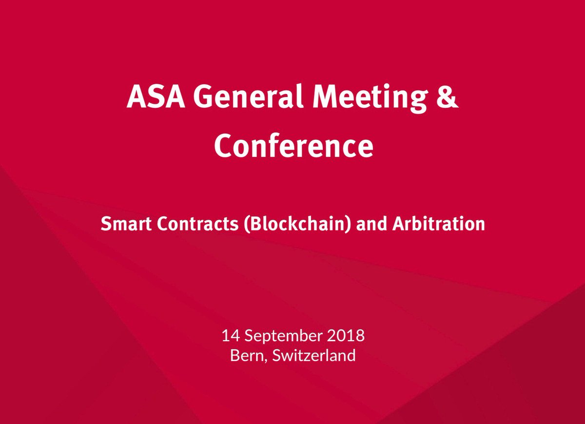 ASAArbitration's tweet photo. Countdown 4 days for the 2018 ASA General Meeting & Conference. ☛ https://t.co/ACwGL66zDs #Arbitration #ASAGM&Conf #ASABern https://t.co/nNwNpwbGgV