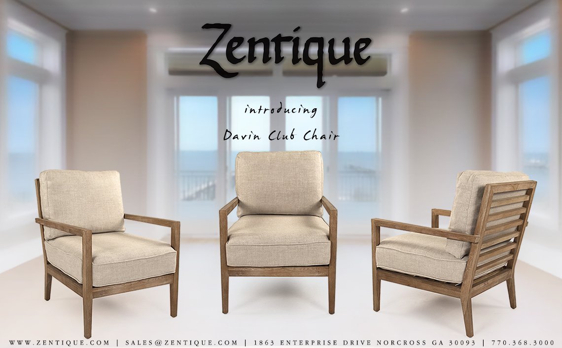 ZentiqueInc's tweet photo. Zentique's newest introduction is here! Check out the Davin Club Chair at https://t.co/hIdf7gEyV5.

#zentique #newintroduction #furniture #seating #clubchair #contemporary #modern #rustichomedecor #interiorstyle https://t.co/VN4k4nhUrQ