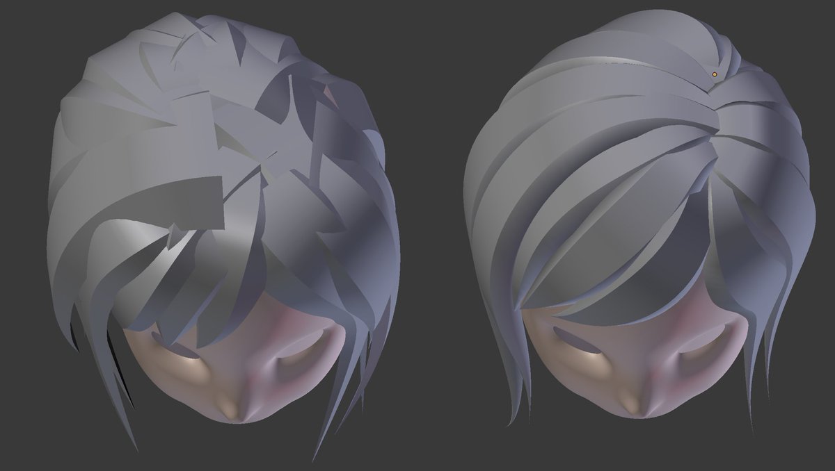 Punisuke 髪の毛 良い方法見つけた 先人の知恵に感謝 短髪が作れなかったので 女の子 Blender モデリング Punisuke 髪の毛 良い方法見つけた 先人の知恵に感謝 短髪が作れなかったので 女の子 Blender モデリング