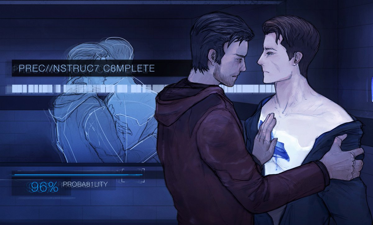 leetmorry's tweet image. One of my all-time favorite case fics, "Fuck pride" (painfully slow burn, I love it so, so much)
archiveofourown.org/works/15227520…

“I’ll be all right.” R’s voice is painfully soft as well, like Gavin’s the one that’s been injured

#DetroitBecomeHuman #GavinReed #RK900 #Reed900 #900Gavin