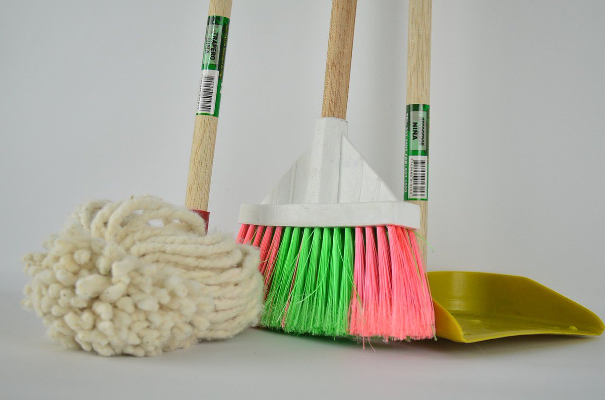 Now your mop can easily dry in a complete manner without getting shabby on the floor and the bristles of your broom won't get bent anymore from the weight of your broom. sooperarticles.com/home-improveme…
 #mopandbroom #mophanger #tools #equipment
