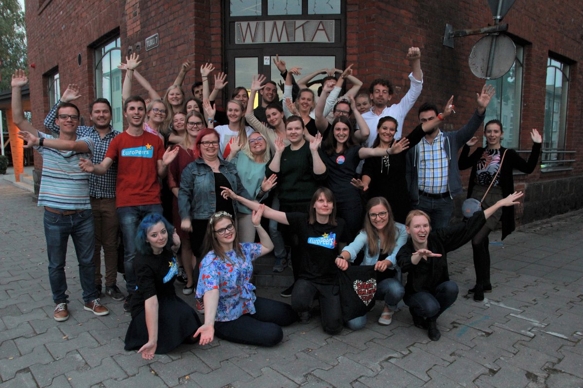 EuropeersUK's tweet photo. Barely anyone is more passionate about #ErasmusPlus than #EuroPeers! The participants of the 4th international network meeting are a living proof. https://t.co/7SJSwKr7Tb