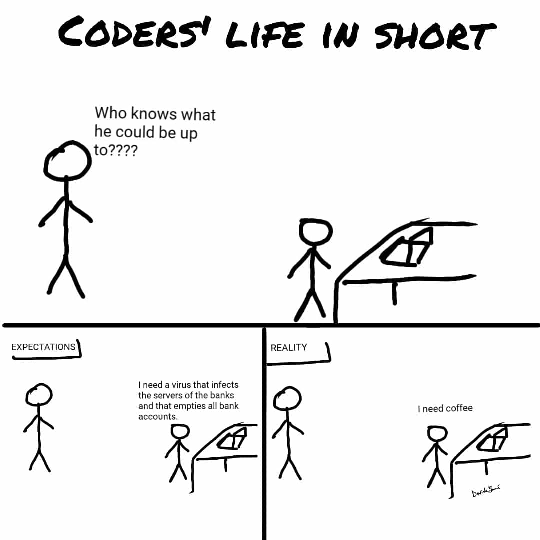 D_I_App's tweet photo. Cartoon #time.

Swipe for #italian.

#cartoon #caricature #cartoons #comic #comics #comicart #comicartist #cartoonnetwork #webcomic #webart #art #drawing #artwork #arts #coder #life #coffee #coffeetime #hacker #hack #code #coder #coding #DIGames https://t.co/1NKBUWdFCe