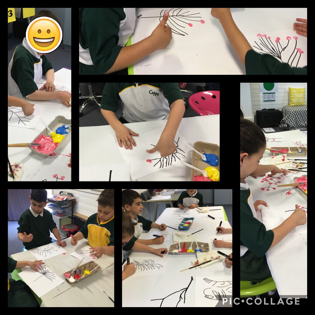 Finger painting fun with stage 1 <a href="/PsCondell/">CondellParkPS</a>