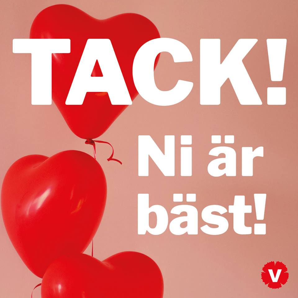 ordfVgoteborg's tweet photo. Väldigt stolt över vårt distrikt idag! Tack alla som aktiverat sig i valrörelsen, och under åren, i #Vänsterpartiet Göteborg ❤️✊
#vgbgftw #gbgftw https://t.co/6bUmAV7XkK