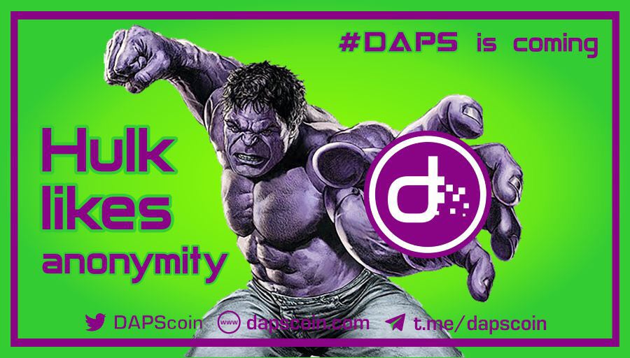 lavrus_crypto's tweet photo. Hulk loves the DAPS team 💚, the DAPS team loves the Hulk. 💜 It's simple. 😏

Pss .. there are rumors that the Hulk invested in $DAPS, but he is not used to talking about it much. 🤫

#DAPSiscoming #DAPSfam @DAPScoin #DAPSteam @deadlinelogo https://t.co/RuYY680CkH