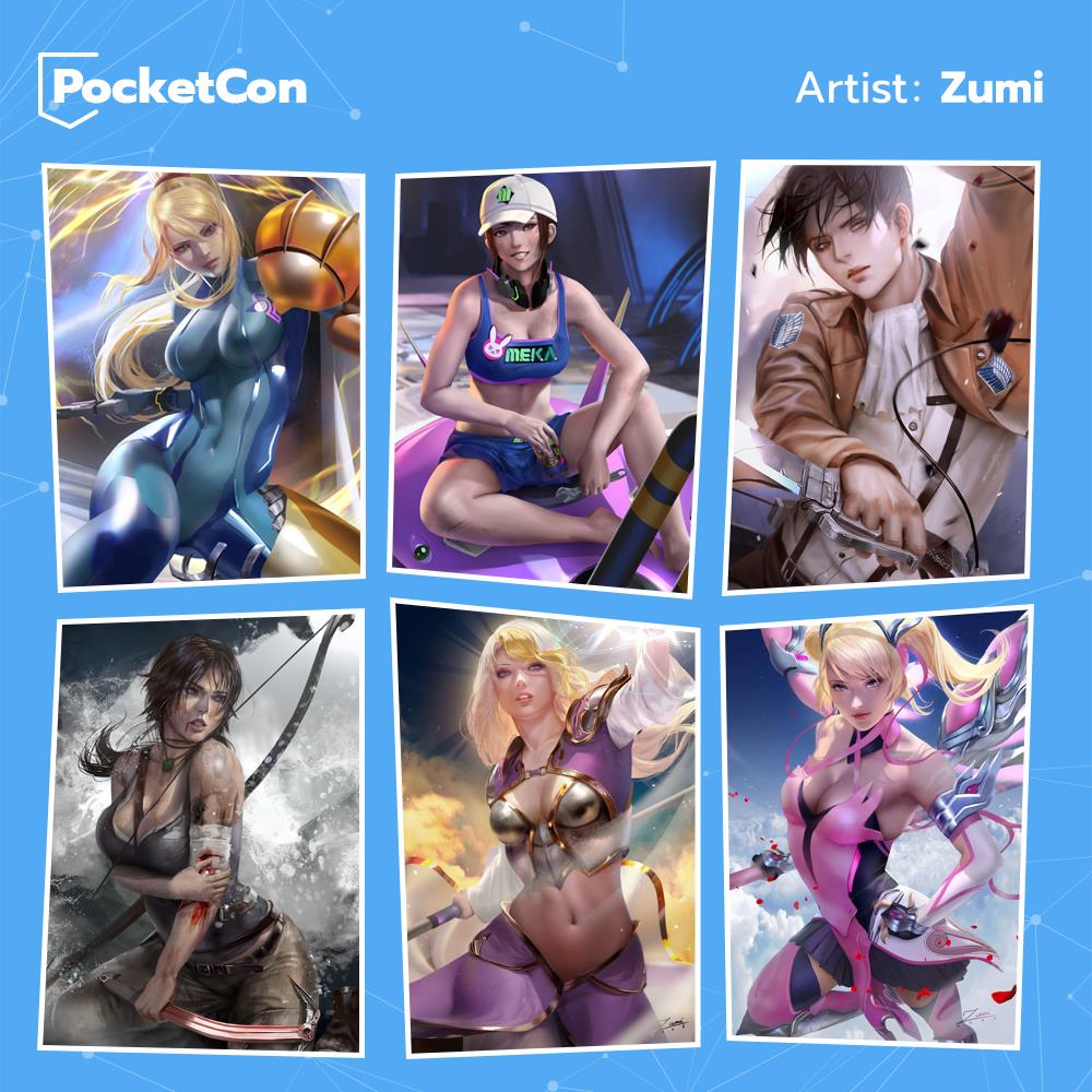 Zumi @zumidraws is a German artist who likes to draw Fanart, Illustrations, Paintings and Nude Pinups. To enjoy Zumi`s arts visit:
bit.ly/2Ck7oCD  
Join PocketCon! Our partners <a href="/BlueTokenIO/">Blue Token</a> @PlutusVC 
#digitalart #illustration #fanart #nude #pocketcon
