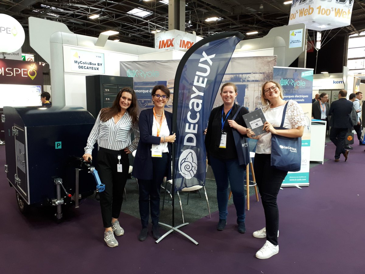 DADDecayeux's tweet photo. #ParisRetailWeek c'est parti ! Retrouvez Mathilde, Emma, Anne Sophie et Marie sur le stand V034 pour un partenariat @DADDecayeux - @K_Ryole !
@OxeyeNavy @MaresvilleEmma @AS_Fievez @MarieLietard https://t.co/1jxCjszM4B
