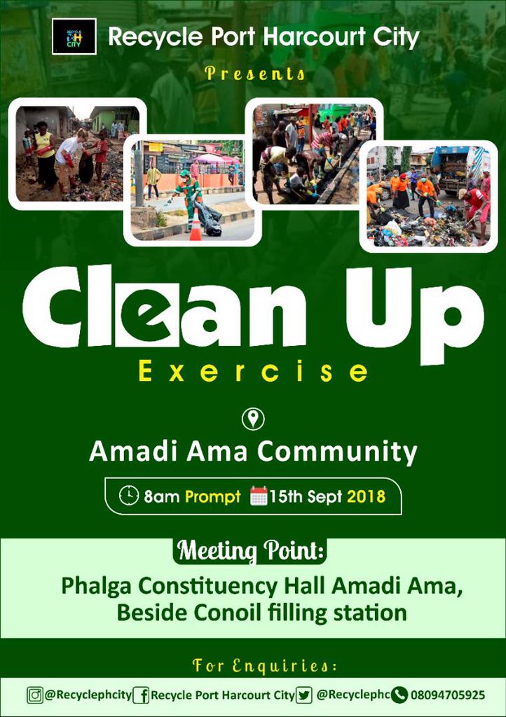 RecyclePhc's tweet image. #PROJECTCLEANUP Like if You&apos;d love to participate, retweet if You are participating. Like and retweet if both. #recyclephcity