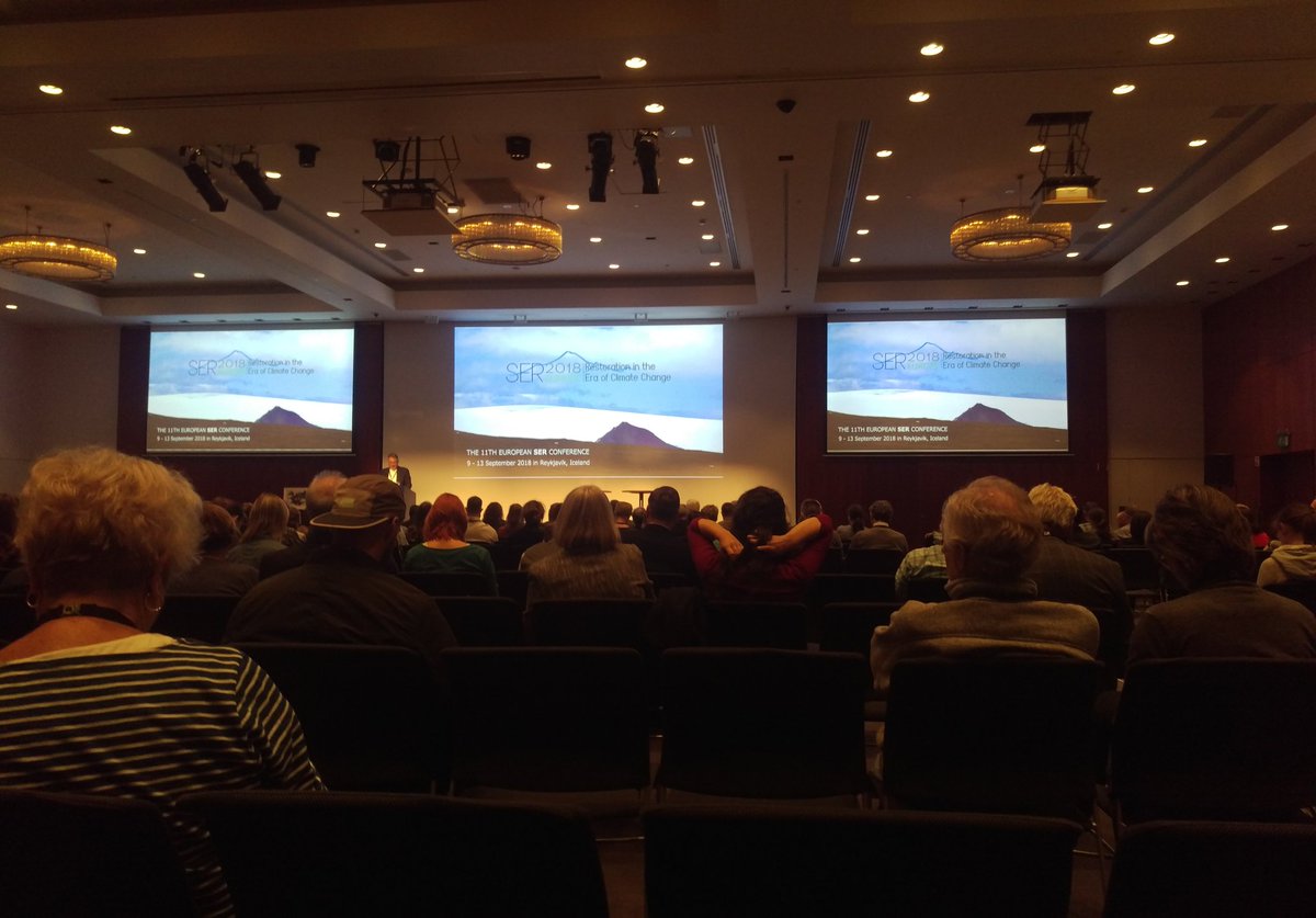 IDetrey's tweet photo. Excited to be at #SER18, looking forward to hear and learn about the most current thoughts in restoration ecology. https://t.co/XQiglhytJn