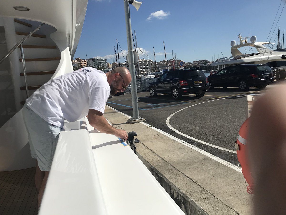 Polshield_'s tweet image. Polshield is a company bases in Palma de Mallorca next B-Y STP SHIPYARD specialised in surface restoration and protection for the highest standards in the #SUPERYACHT #INDUSTRY #hustle and #flow folks...!!!