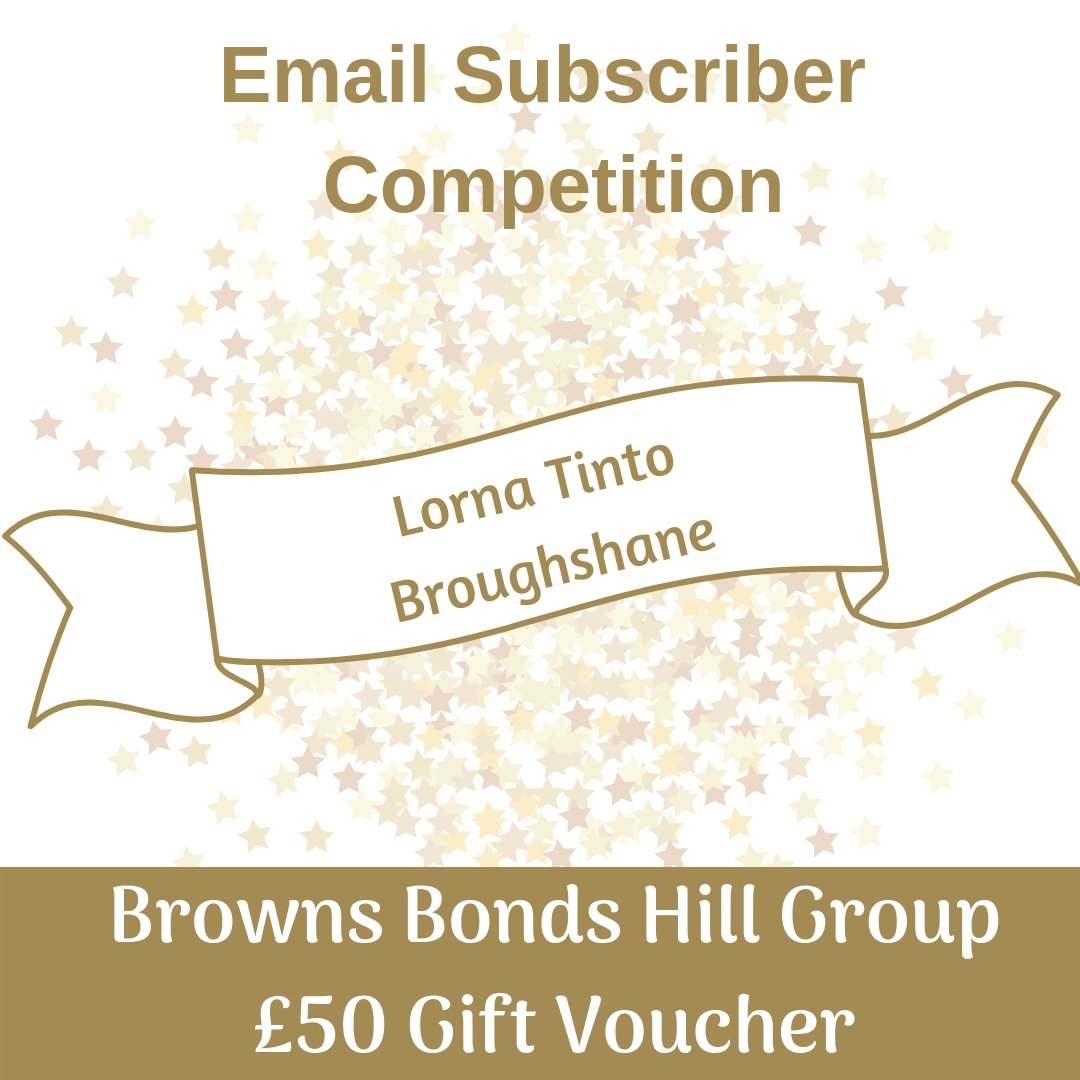The winner of our Email Subscriber Competition for the month of August is......... Lorna Tinto - congratulations, you prize will be posted out to you Lorna!

If you'd like the chance to win a £50 gift voucher, subscribe to our email list using this link: eepurl.com/dvK4hj