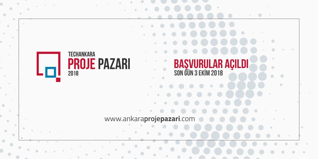 TechAnkara (@tech_ankara) on Twitter photo #TechAnkara Proje Pazarı 2018 başvuruları açıldı.
Detaylar ve gelişmeler yeni adresimizde: <a href="/TechAnkara/">TechAnkara</a> #TechAnkara Proje Pazarı 2018 başvuruları açıldı.
Detaylar ve gelişmeler yeni adresimizde: <a href="/TechAnkara/">TechAnkara</a>