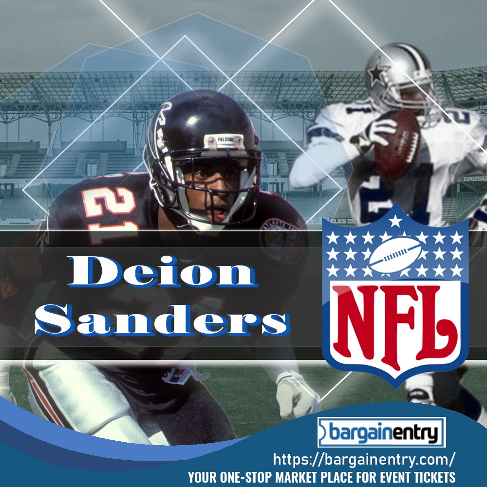 BargainEntry's tweet photo. He is the man!
Deion Sanders is the only player to hit a major league home run and score a touchdown in the NFL in the same week (1989 season). Sanders is also the only man to play in both Super Bowl and World Series. #bargainentry #BuySportsTicketsOnline #Football #NFL https://t.co/abiPRYGthI