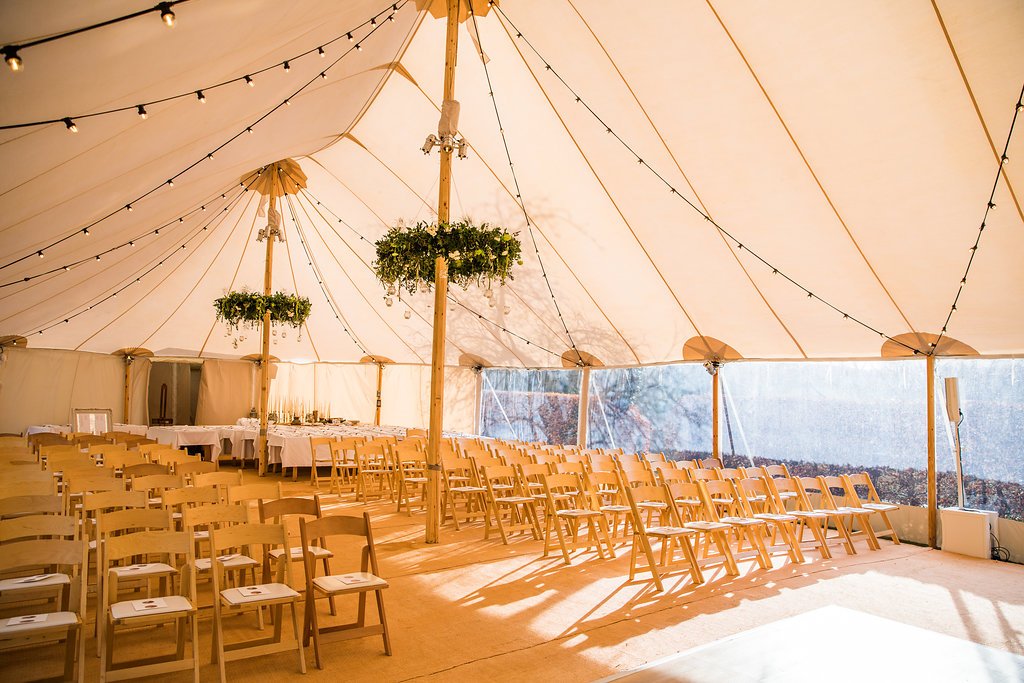 Get comfortable. Our Beech Folding Chairs are available in beech wood with a cream detachable seated, in a wipeable material (foldable for easy transportation) 🙌 Image by Courtney Louise Photography