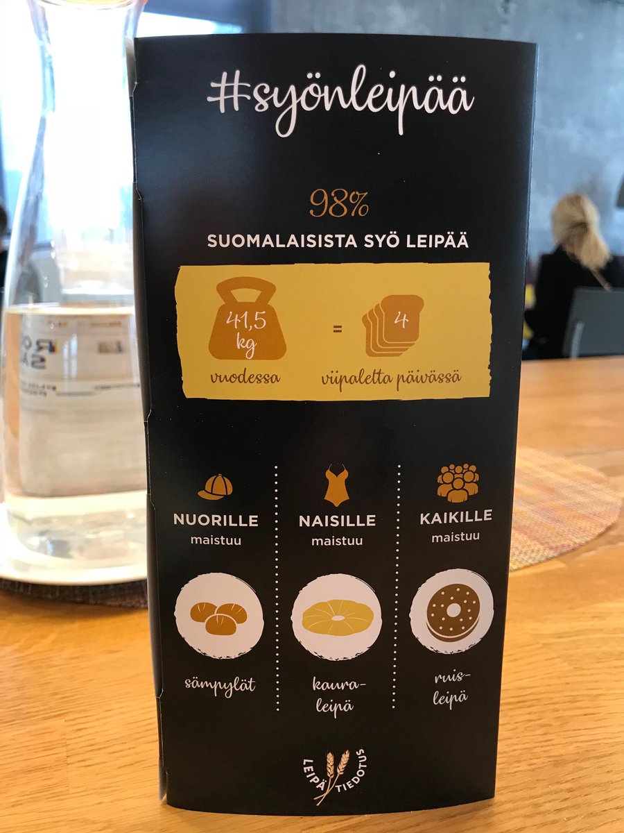 Kivannäköistä viestintää #leipä’stä 😉#syönleipää #leipäviikko ⁦<a href="/leipatiedotus/">Leipätiedotus ry</a>⁩