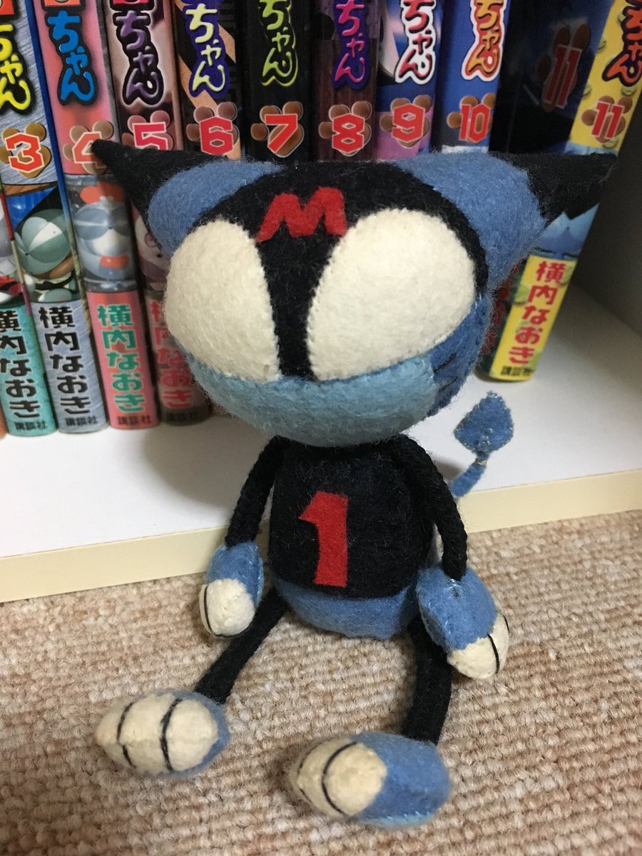 ウル レヴァント サイボーグクロちゃん ヾ 3ﾉｼヾ ﾉｼ ミーくん可愛いからフェルト生地となんか太い紐で人形作ったよ数年前に笑っ T Co Kstgjreiok Twitter