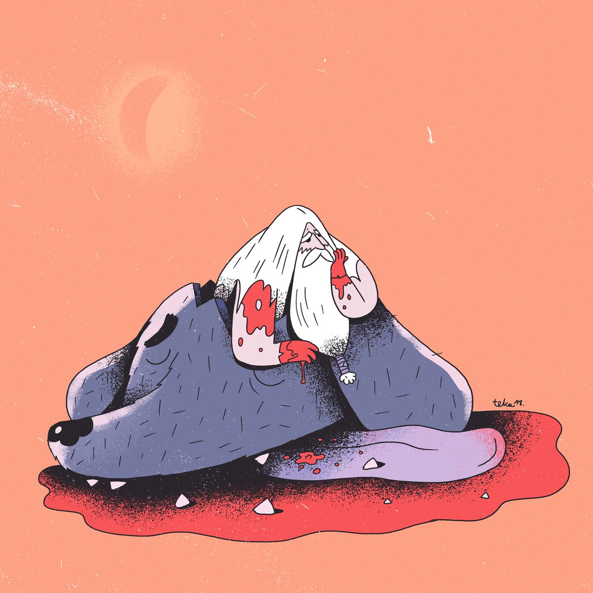 My entry for <a href="/Andrew_MacLean/">andrew maclean</a> and <a href="/ImageComics/">Image Comics</a> #HeadLopperFanArtContest