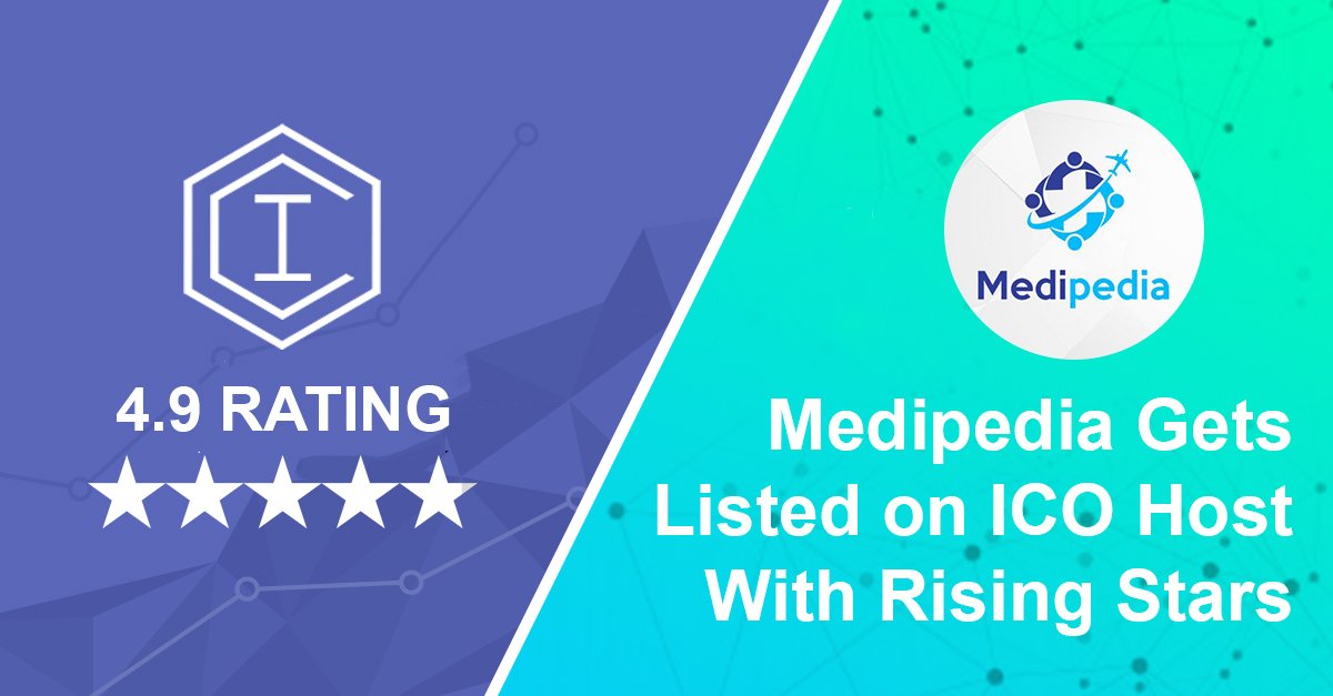 icohost1's tweet photo. ICO Host congratulates Medipedia on getting 4.9/5.0 ratings. It is a great project with innovative approach and bears effective results.

https://t.co/mNKzbsHE8m

#Cryptocurrency #Blockchain #Tokens #CryptocurrencyNews #CryptoNews #Crypto #ICOHOSt #ICO #MedipediaLimited https://t.co/JPMkNJWkxv