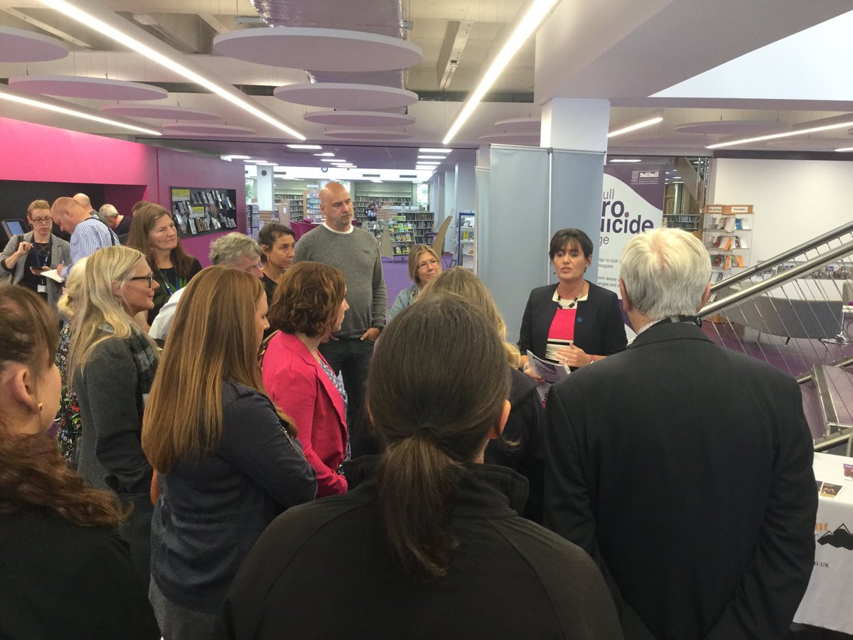 CastlesPaul's tweet image. Best wishes to all involved with #SoliZeroSuicide The campaign got off to a tremendous start ⁦when introduced by Councillor Karen Grinsell this morning ⁦@coretheatresol⁩ #WorldSuicidePreventionDay ⁦@KarenGrinsell⁩