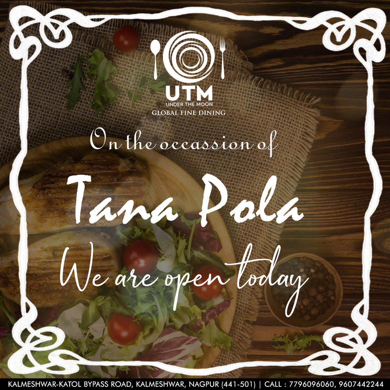 Under The Moon On The Occasion Of Tana Pola We Are Open Today Underthemoon Tanapola Food Utm T Co 8gwwfdiqsb Twitter