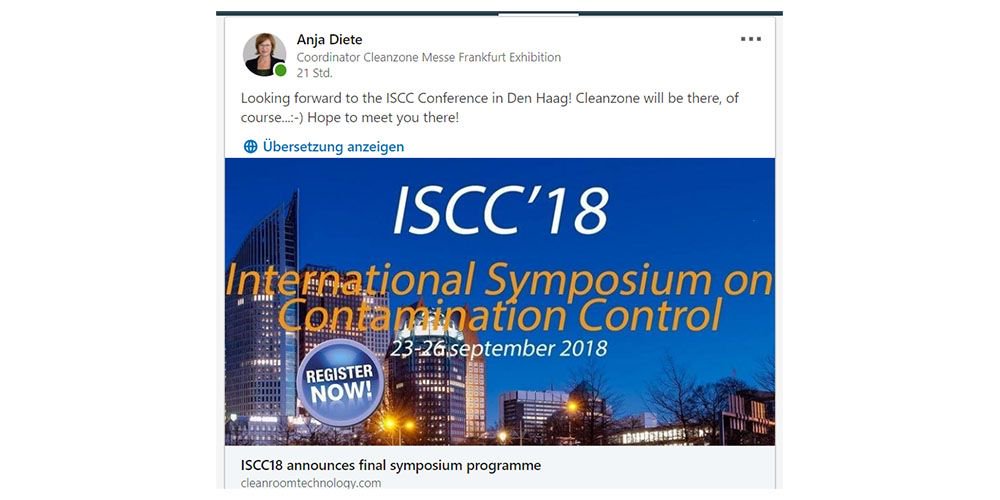 Cleanzone_FFM's tweet photo. Looking forward to the #ISCC18 Conference in Den Haag. We will be there, of course  😊 Hope to meet you there! https://t.co/HjbueARIHS