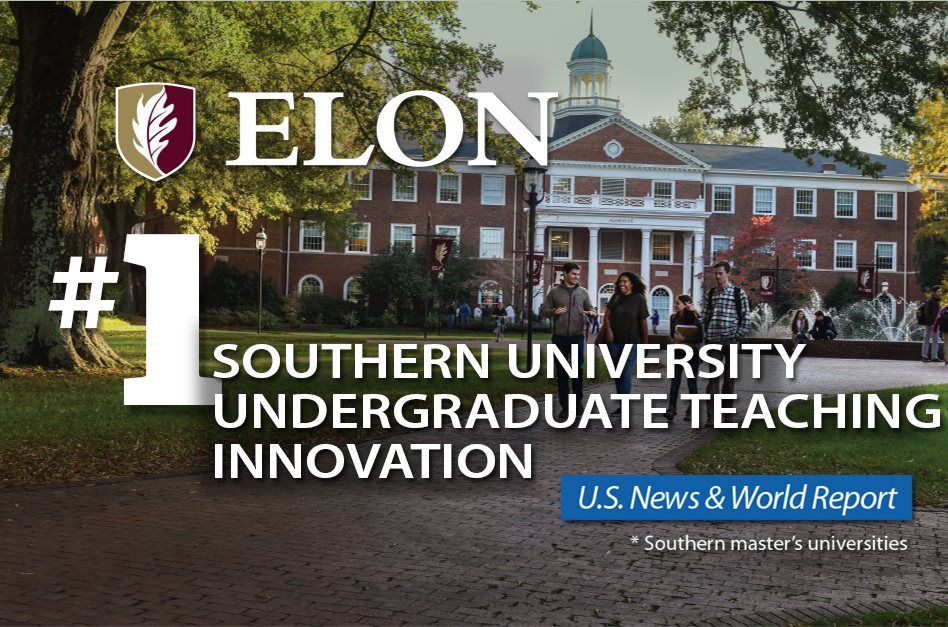 For the sixth year in a row, <a href="/USNewsEducation/">U.S. News Education</a> ranks #Elon University the #1 Southern master's-level university, with #1 rankings for excellence in undergraduate teaching and innovation. Find out more about how Elon did in the 2019 rankings here: buff.ly/2wVv6zY