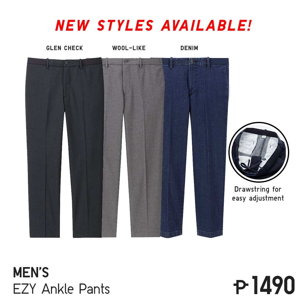 Our EZY Ankle Pants for men and women - Uniqlo Philippines