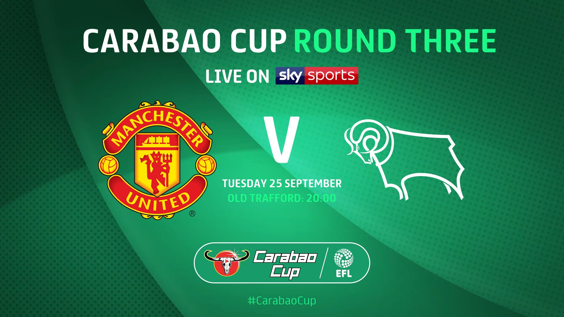 Carabao Cup on Twitter: "#CarabaoCup: Round Three 📺 @ManUtd v