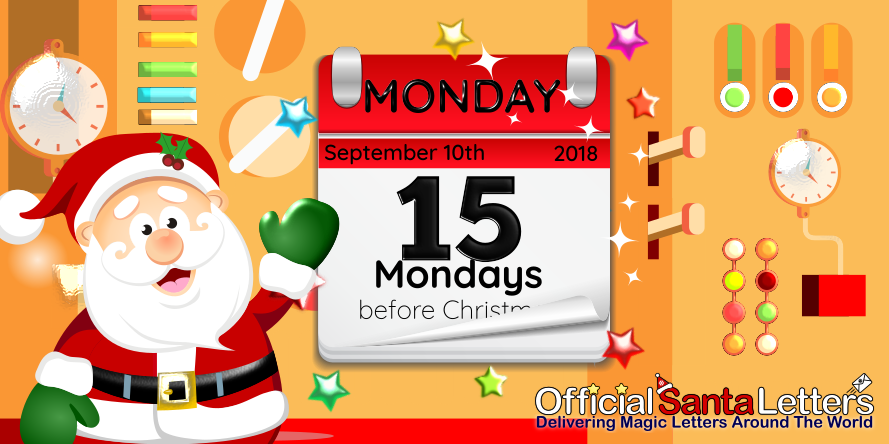 📆🎄📆🎄📆🎄📆🎄
  ONLY 15 MONDAYS
BEFORE CHRISTMAS!!!
📆🎄📆🎄📆🎄📆🎄
#ChristmasCountdown
#Santa