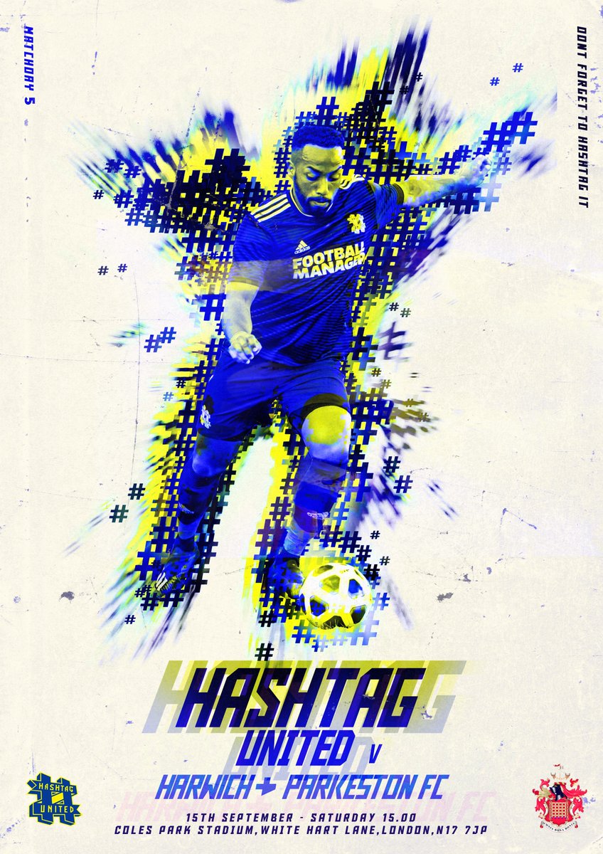 joshuahibbert21's tweet photo. Design entry 1 for @hashtagutd vs @OfficialHarwich matchday poster #HTUHAR https://t.co/mo7YIvI8Bt