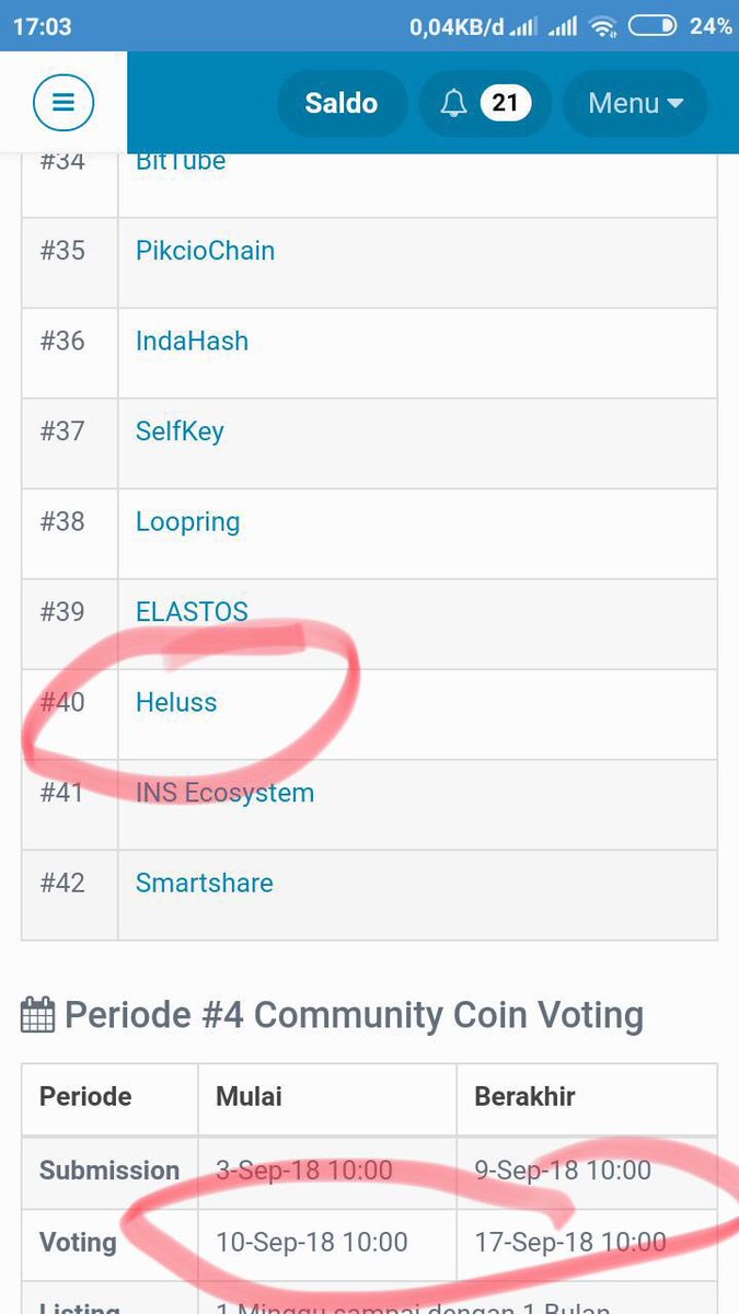 HelussProject's tweet photo. Call to all our ๐ฎ๐ฉ Indonesian community ! #Heluss is now participating in the #indodax @IndodaxOfficial community coin voting !
#heluss community, #achainers @AchainOfficial, we all need you on that one !
$HUT $ACT https://t.co/tZEL2aqUlz