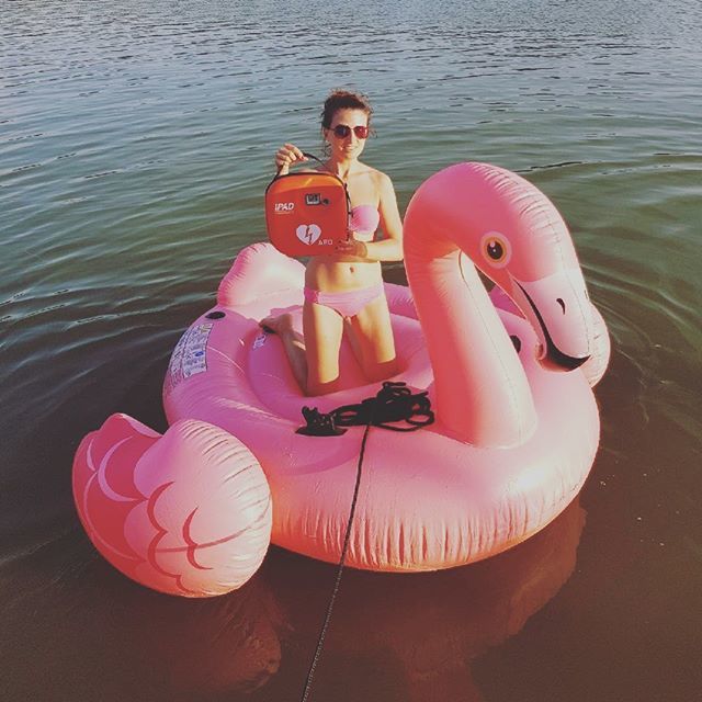 Wakacji wspomnień czar... :) #bezpieczne #wakacje z #AED #ipad #SP1 #projektAED