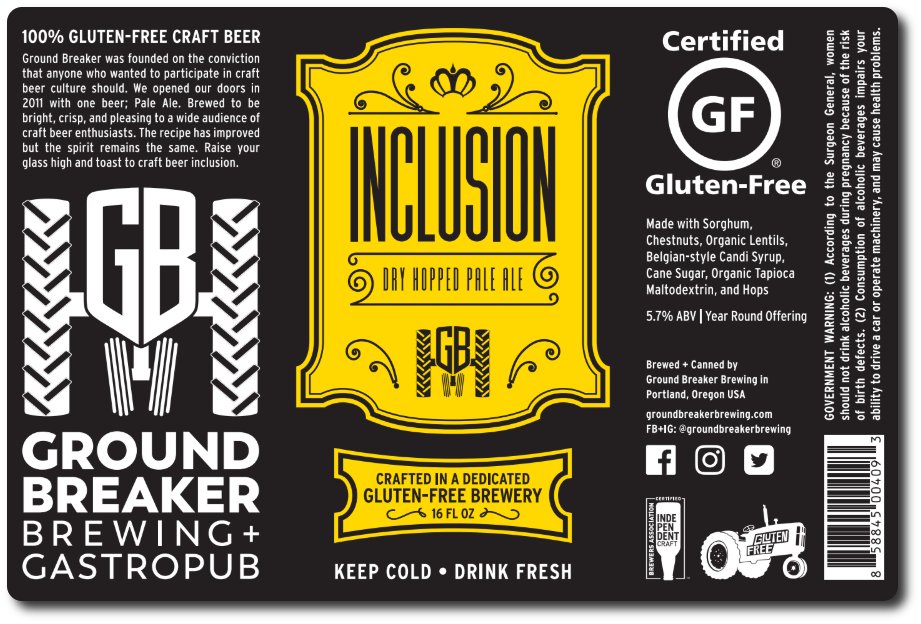 Ground Breaker Brewing refreshes brand and moves to 16 oz cans - mailchi.mp/b1c4f32a997e/g…

#GlutenFree #CraftBeer