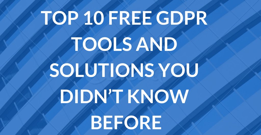 ECOMPLY_io's tweet image. In case you missed it, check out &quot;Top 10 Free GDPR Tools and Solutions You Didn’t Know Before&quot; goo.gl/chaCWv #DSGVO #GDPR #GDPRSolutions #GeneralDataProtectionRegulation #GDPRTools #GDPRToolsandSolutions