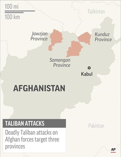 Taliban attack Afghan security forces in north, killing 37: bit.ly/2wYLEHm https://t.co/XfTfP5QmY6