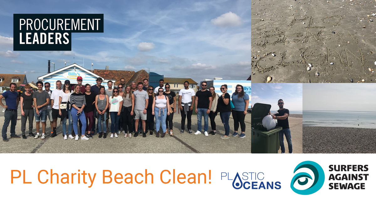 The PL Team took part in a charity beach clean to support <a href="/sascampaigns/">Surfers Against Sewage</a> &amp; <a href="/PlasticOceansUS/">Plastic Oceans International</a> on their mission to reduce the impact of plastic pollution on oceans, beaches, and wildlife. A great day coming together to make a difference! 🐠🦀#rethinkplastic #plasticoceans  #OnePL