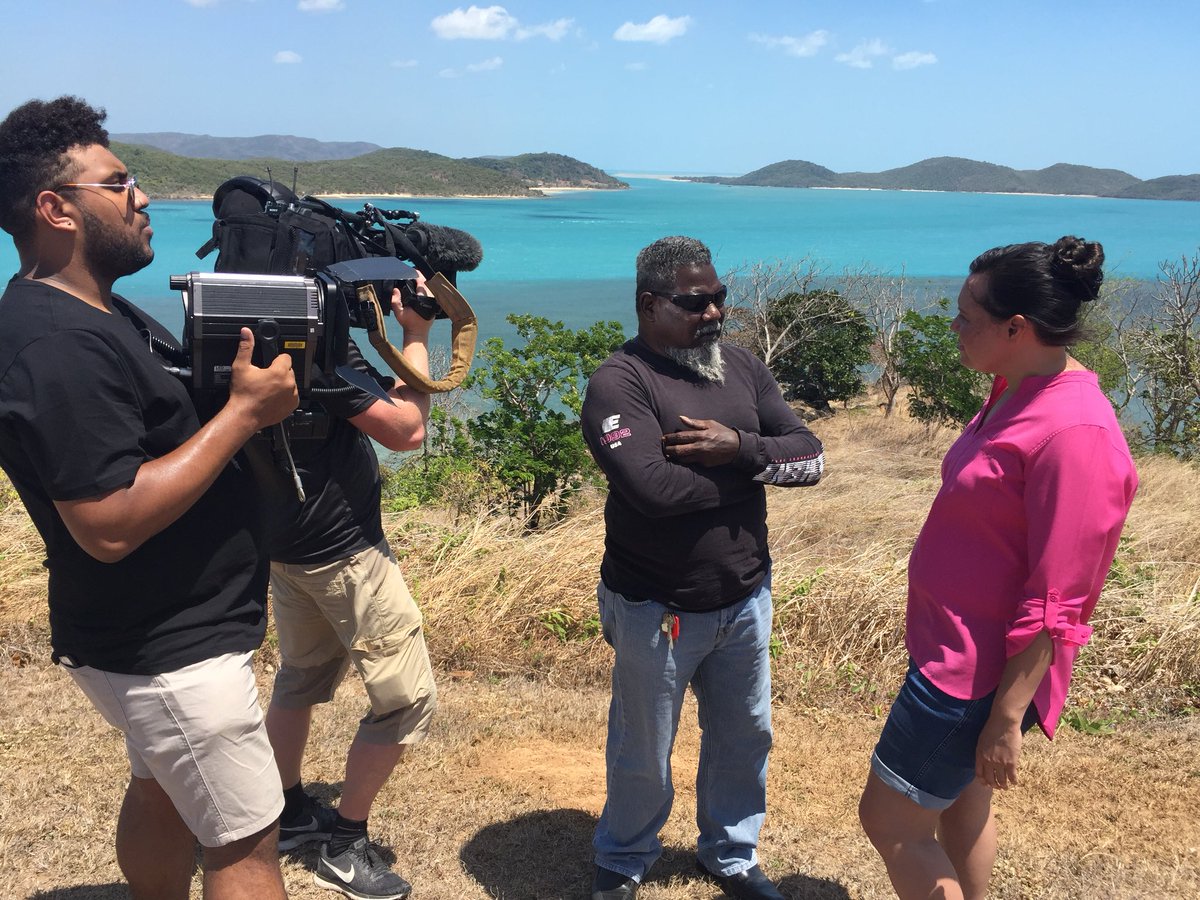 rhanna_collins's tweet photo. @NITV in the #TorresStrait for #WindsofZenadth cultural festival, the offical opening kicks off tomorrow on Thursday Island with 19 TSI &amp; NPA teams dancing from Mer, Mabuyag, Boigu, Darnley, Thursday, Moa, Iama, Erub, Ugar, Poruma, Masig, Saibai, Umagico, Bamaga &amp; Badu islands! https://t.co/1dpUHDf94A