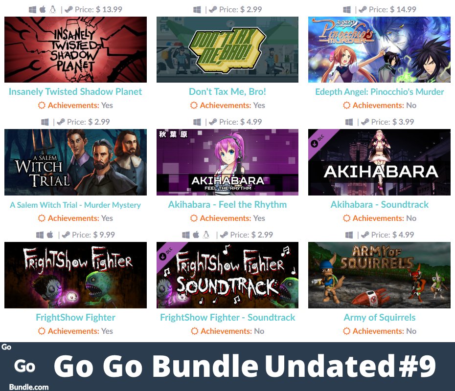 [Share &amp; Support Please] #GoGoBundle #Bundle Undated #9 is Here for $1.29 bundles.gogobundle.com #steam #game #indiegame #indiedev #deal