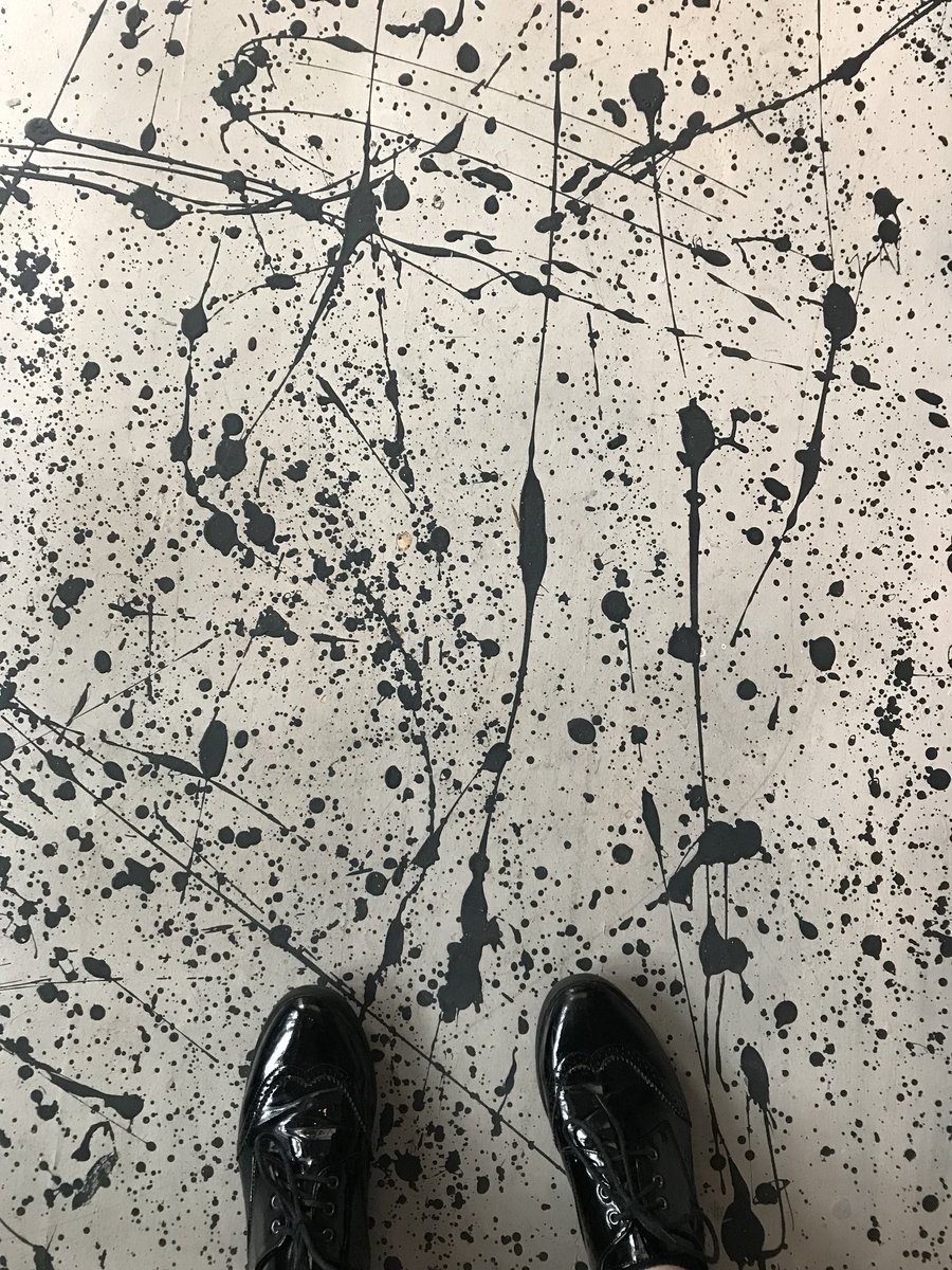 New studio floor looking tremendous. 🎨