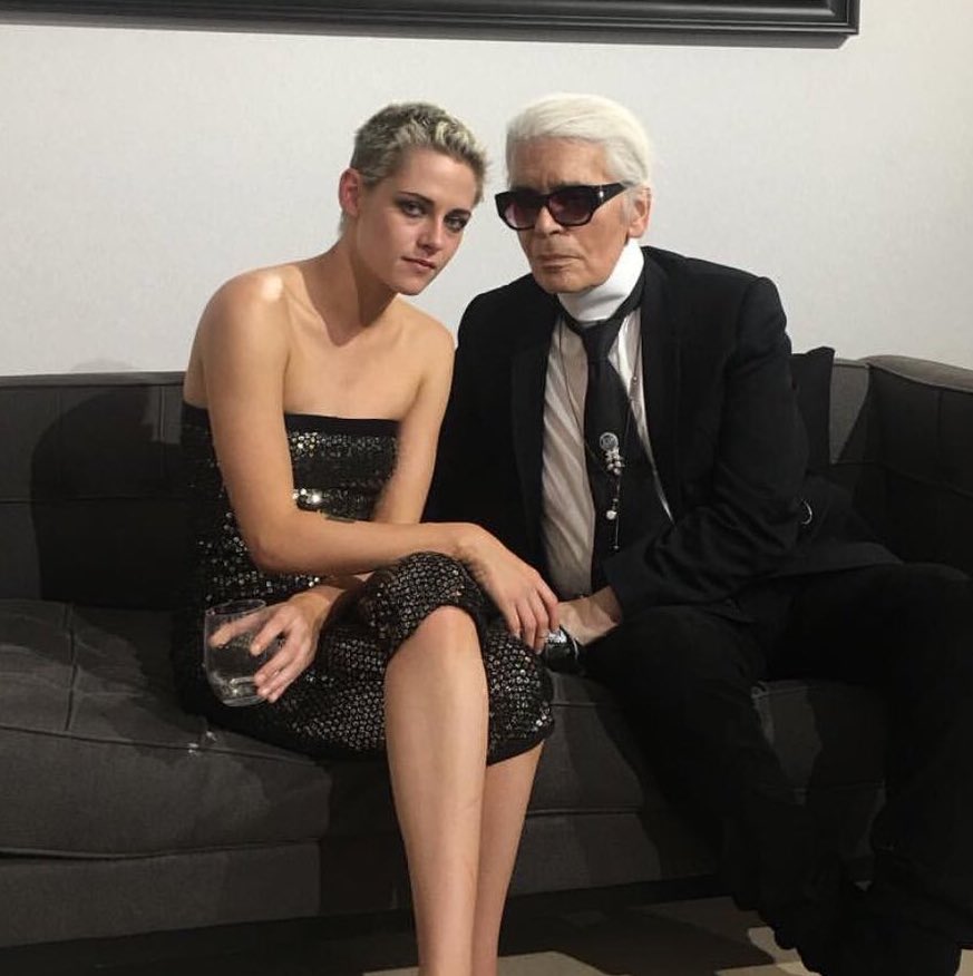 \It\s no secret that actress Kristen Stewart is a personal fave of Karl Lagerfeld\ Happy Birthday Karl 