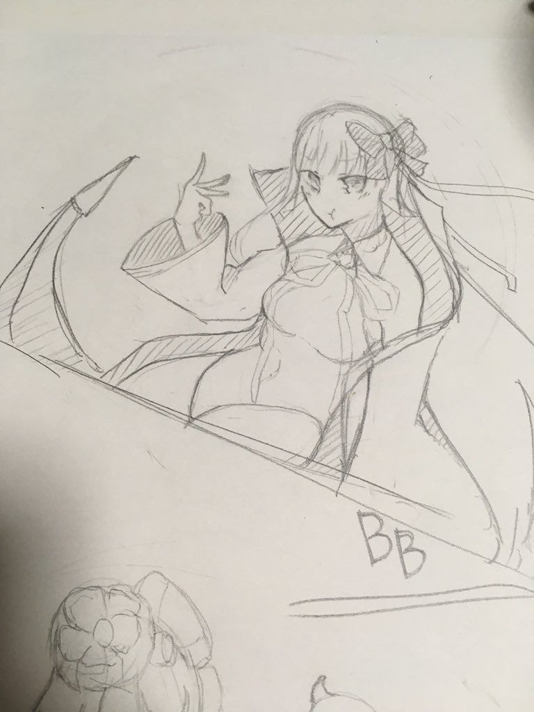 北斎とBBも一緒に描いてた 