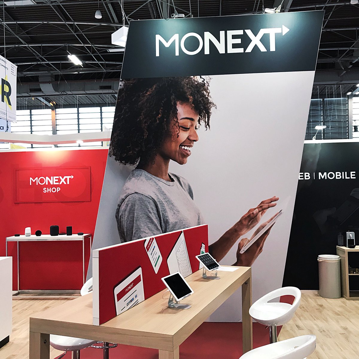 monextcom's tweet photo. Notre stand et nos équipes vous accueillent durant les trois jours de la #ParisRetailWeek.
Rendez-vous sur le stand S75 #monextandme #monext @PRWOfficial https://t.co/Tj09IbYmYN